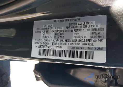 2024 Mazda Cx-5 2.5 S Select from USA, damaged, VIN JM3KFBBL7R0481377